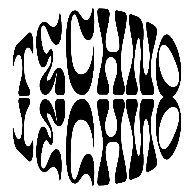 Conception de logo Techno liquid