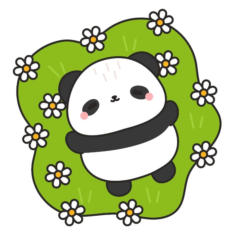 PandaGreen Floral Cuddle