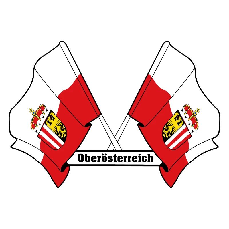 Upper Austria Flags with Name