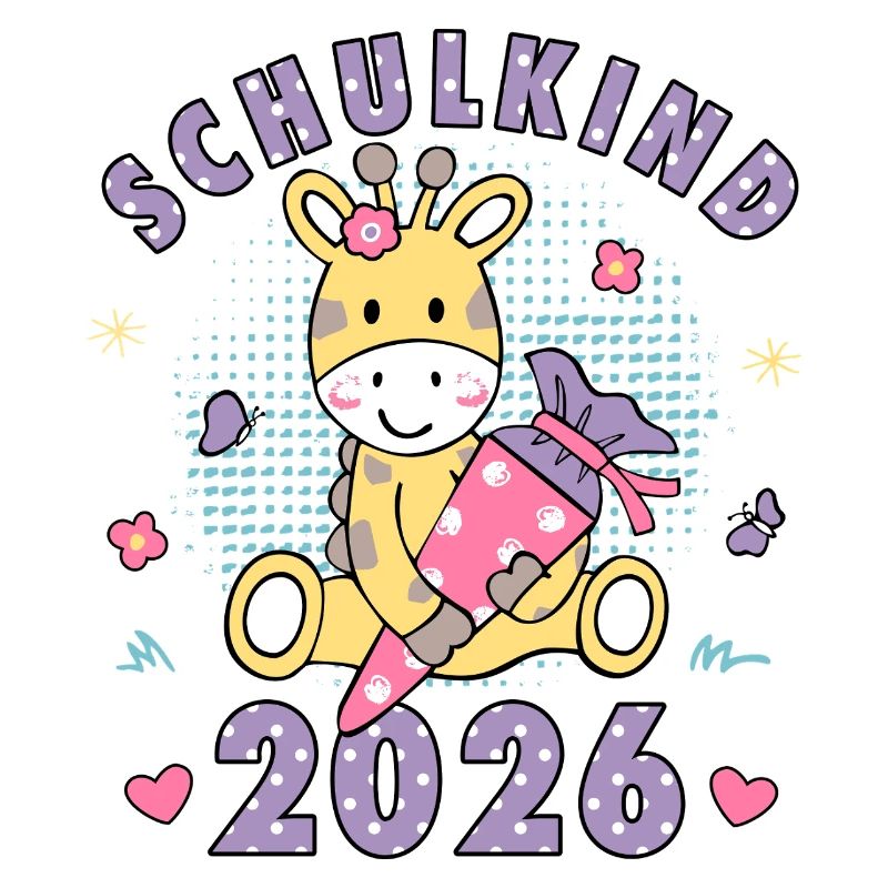 Schulkind 2026 Einschulung Mädchen Geschenkidee