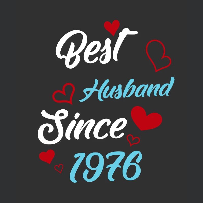 Bester Ehemann seit 1976 Hochzeit