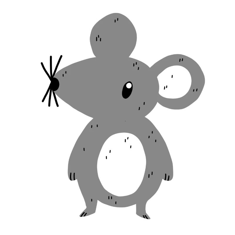Graue Maus