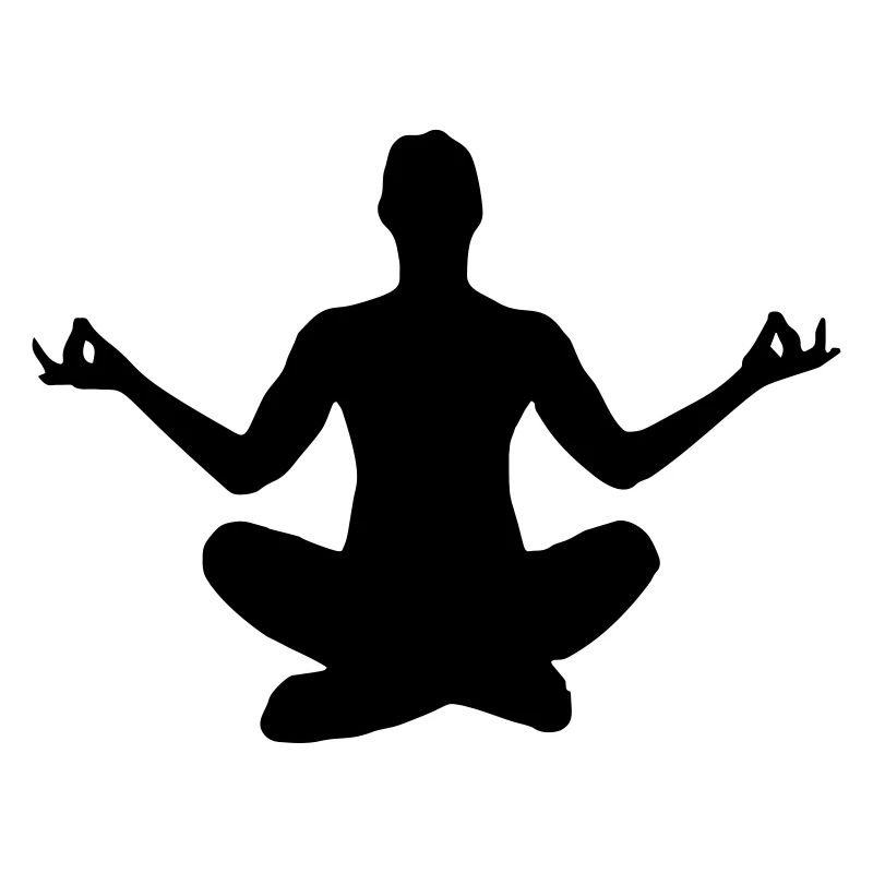 Yoga Pose Silhouette