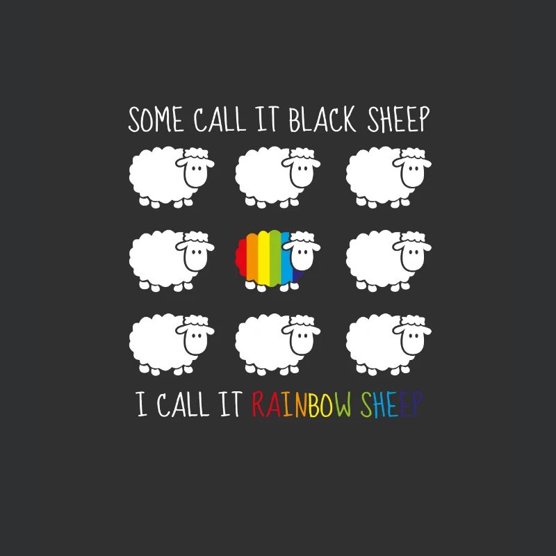 LGBT Rainbow Sheep Regenbogenschaf CSD