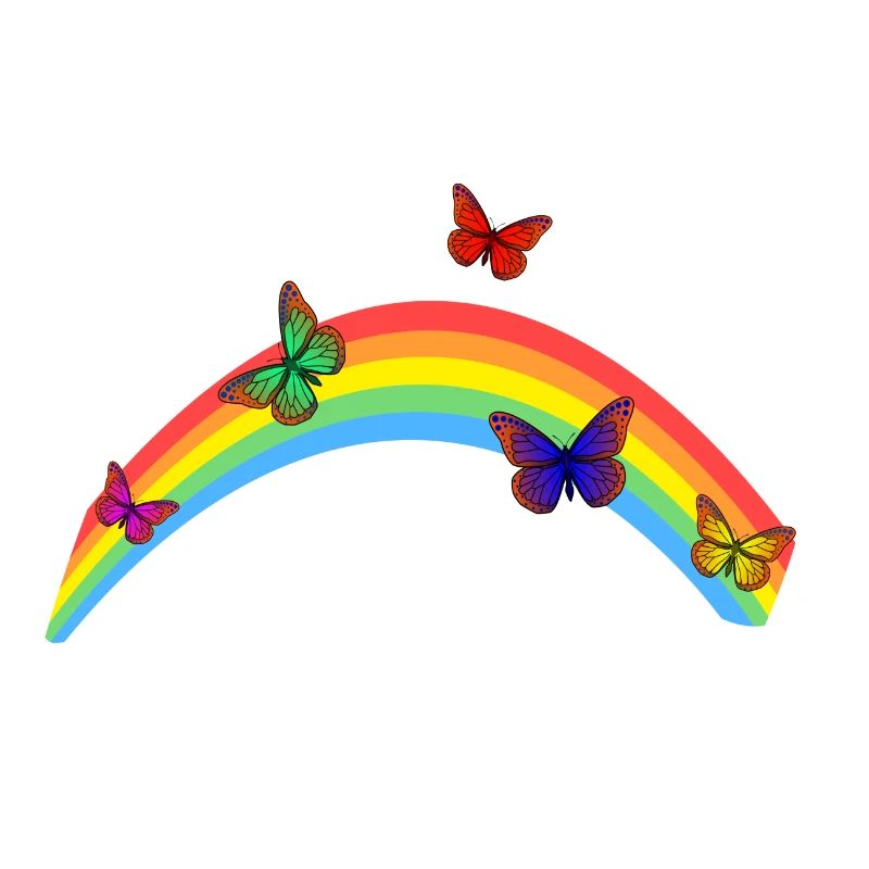 Schmetterling Regenbogen