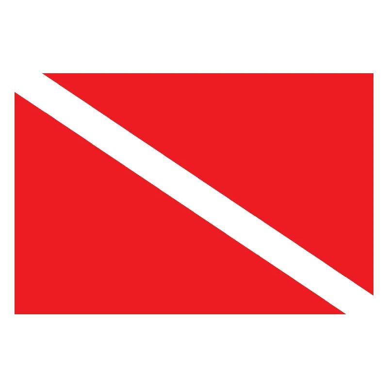 PLONGEUR PLONGEUR VERS LE BAS DRAPEAU