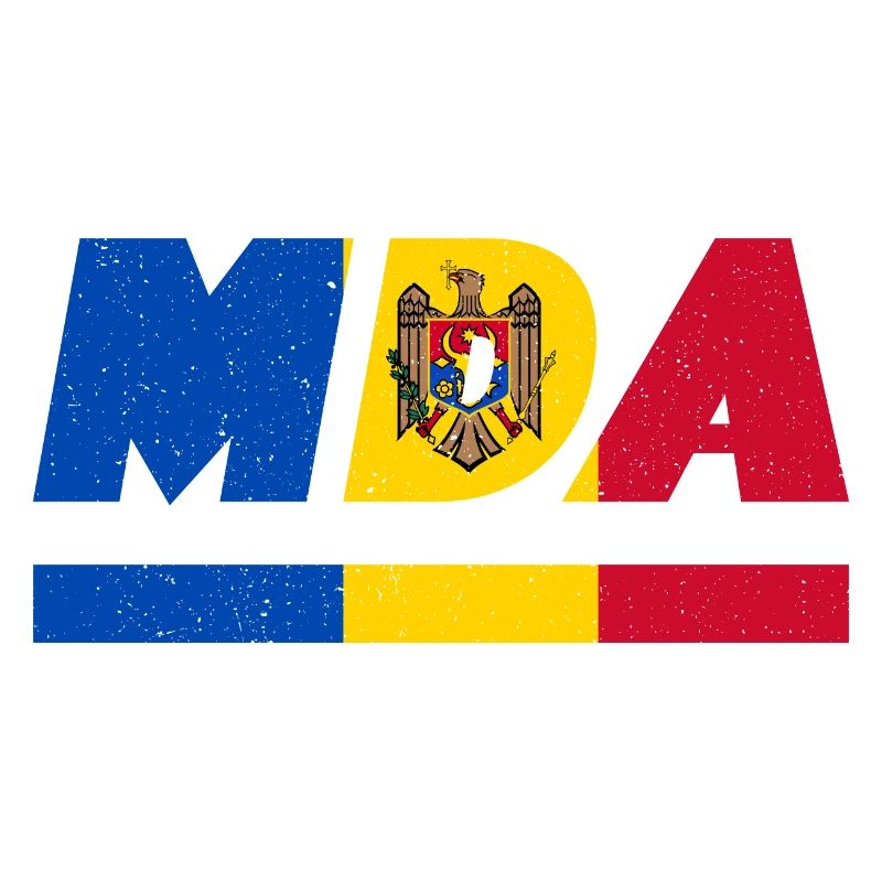 Drapeau de la Moldavie Drapeau de la MDA