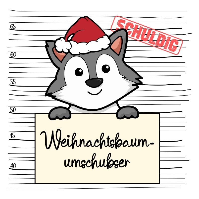 Weihnachtsbaum Umschubser Wolf