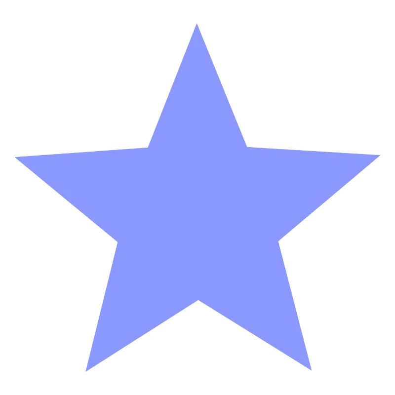 Stern lavendelblau periwinkle Geschenkidee