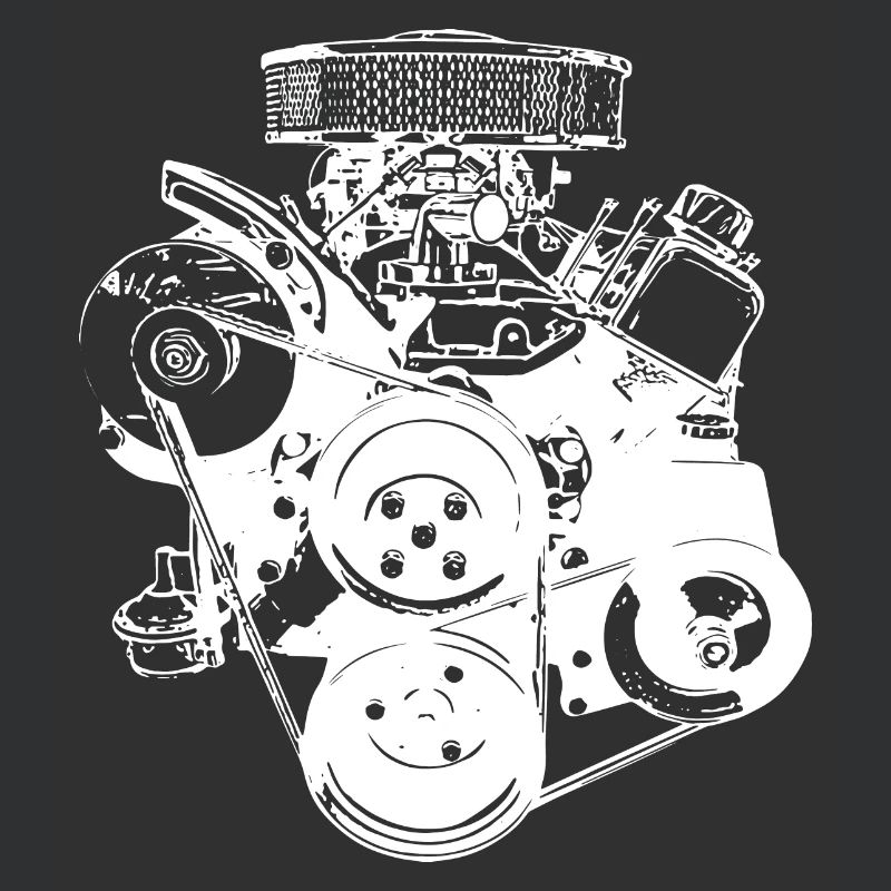 V8 big block engine