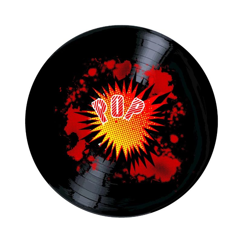 Explodierende Popmusik Long Play Record