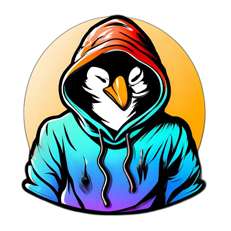 Pinguin mit Pullover