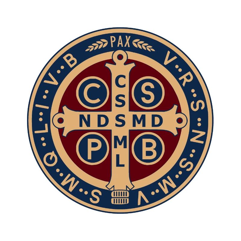 Médaillon de Saint Benoît de Nursie