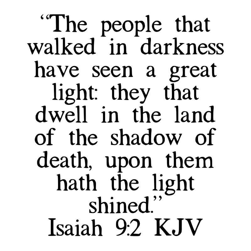 Jesaja 9: 2 King James Version