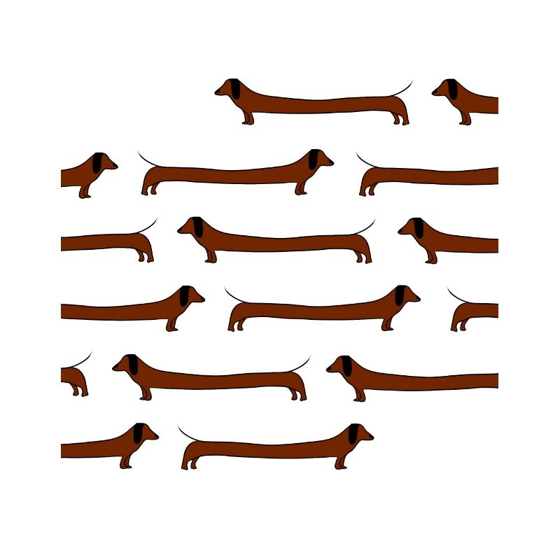 cadeau d'animal de compagnie de chiens de chien de teckel long