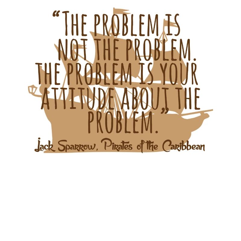 Problem is not the problem - mindset poetsy textin