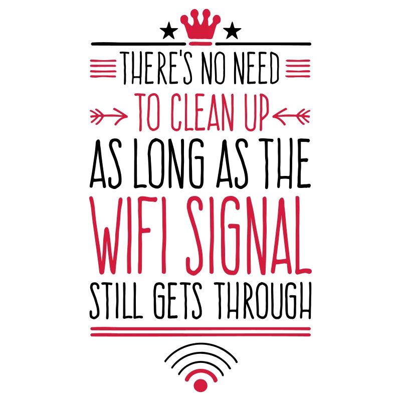 WLAN - You only have to clean up when the WLAN...