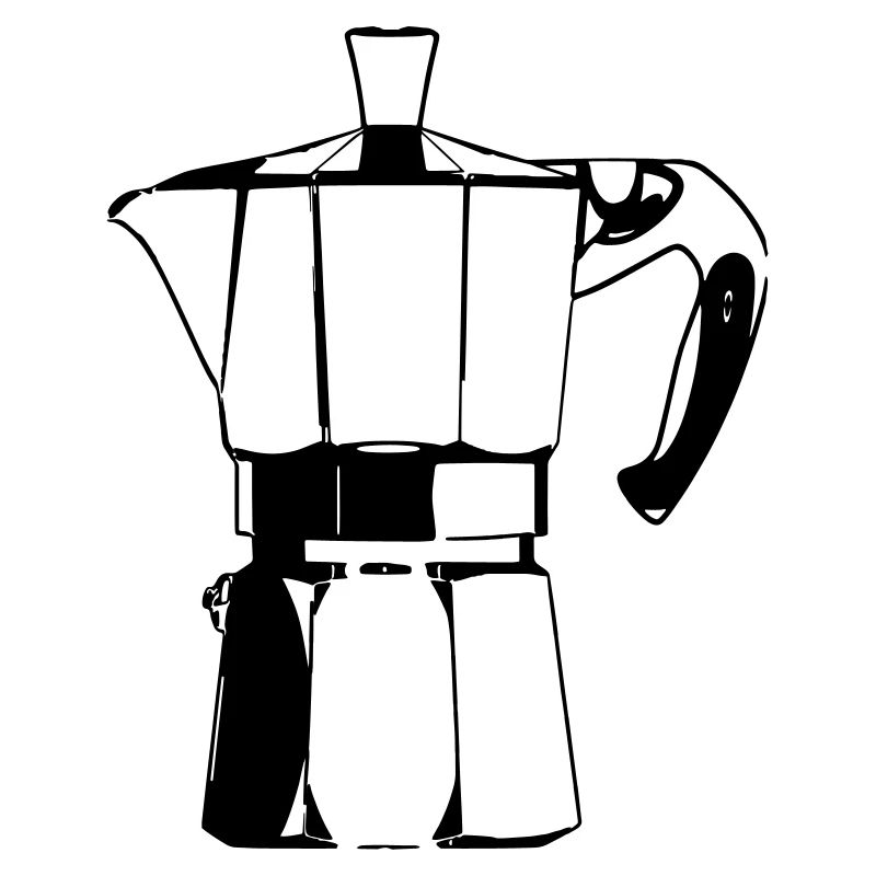 Espressomaschine schwarz