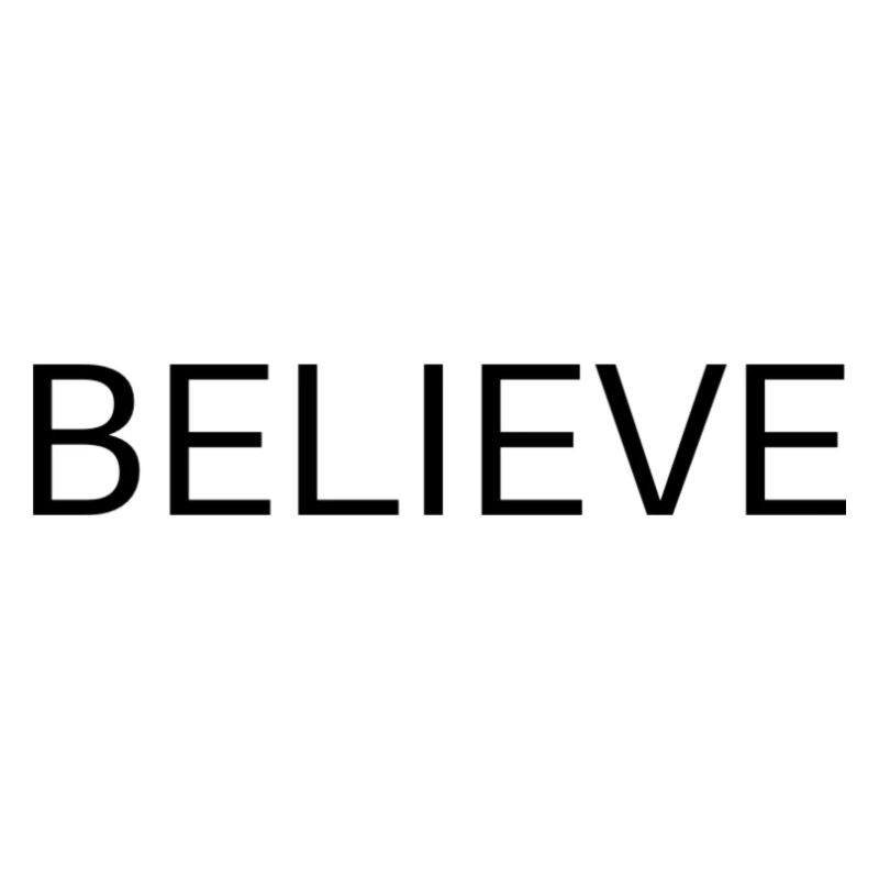 Basic Shirt Believe