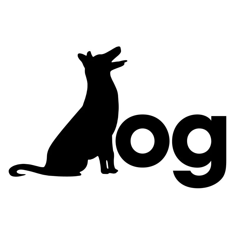 silhouette de chien