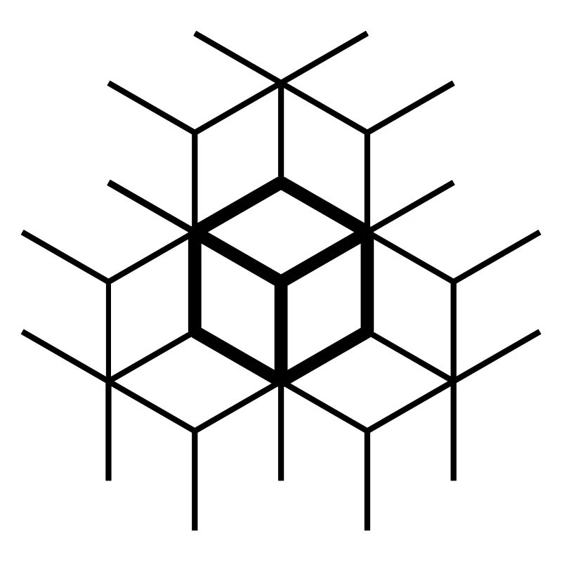 Web semplice cubetti