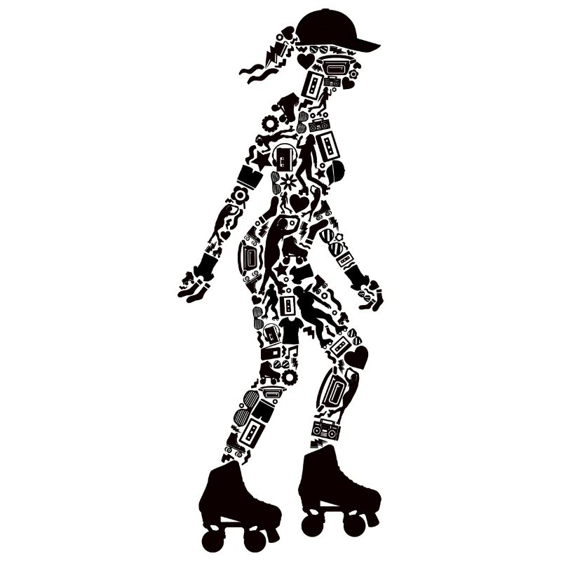 Rollschuh Mädchen Rollschuhe Roller Skating