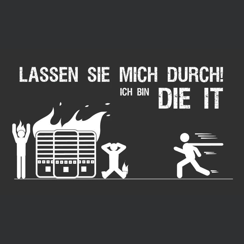 Lassen sie mich durch ich bin die IT Geschenk