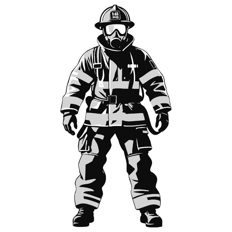 Firefighter - Profession Design Sticker