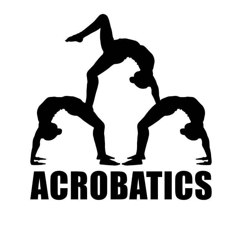 Retro Graphic Gymnast Gymnastics Acrobat Acrobatic