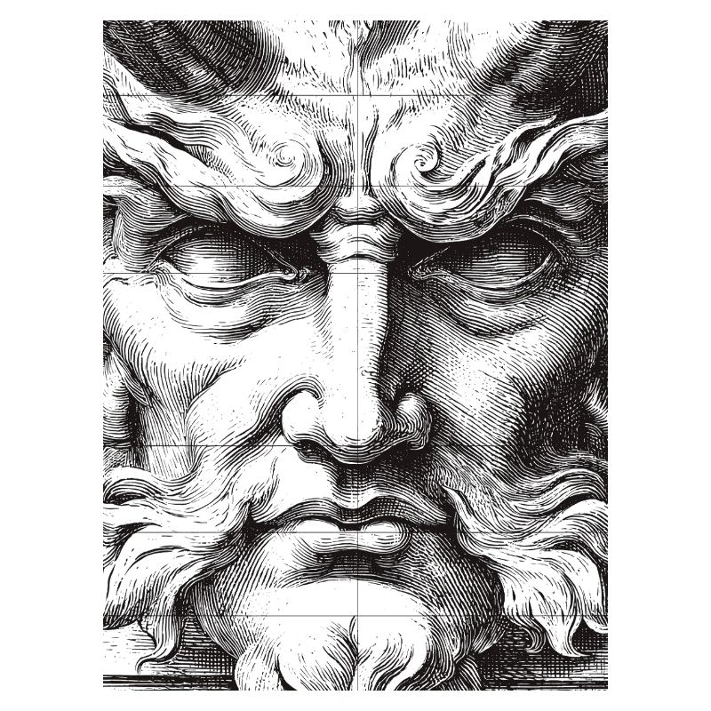 Visage de pierre