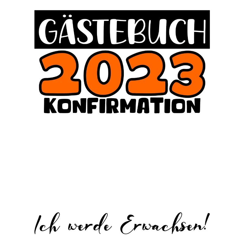 Konfirmation 2023 Gästebuch Mädchen Jungen Jugend