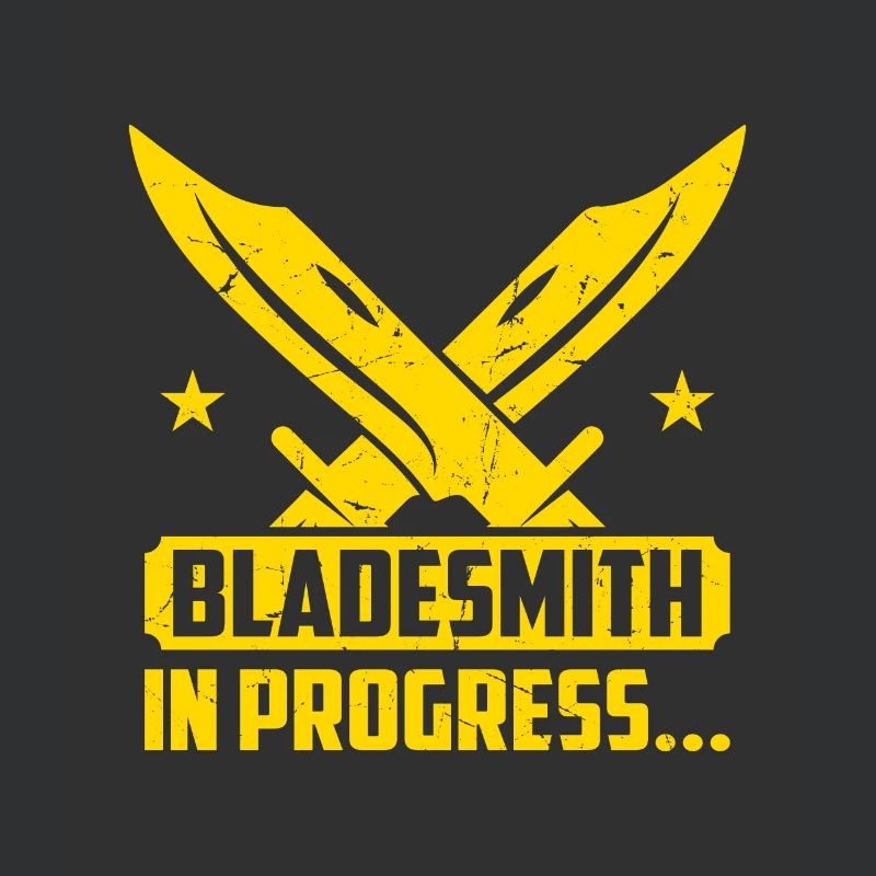 Bladesmith In Progress Knives Profession Toolmaker