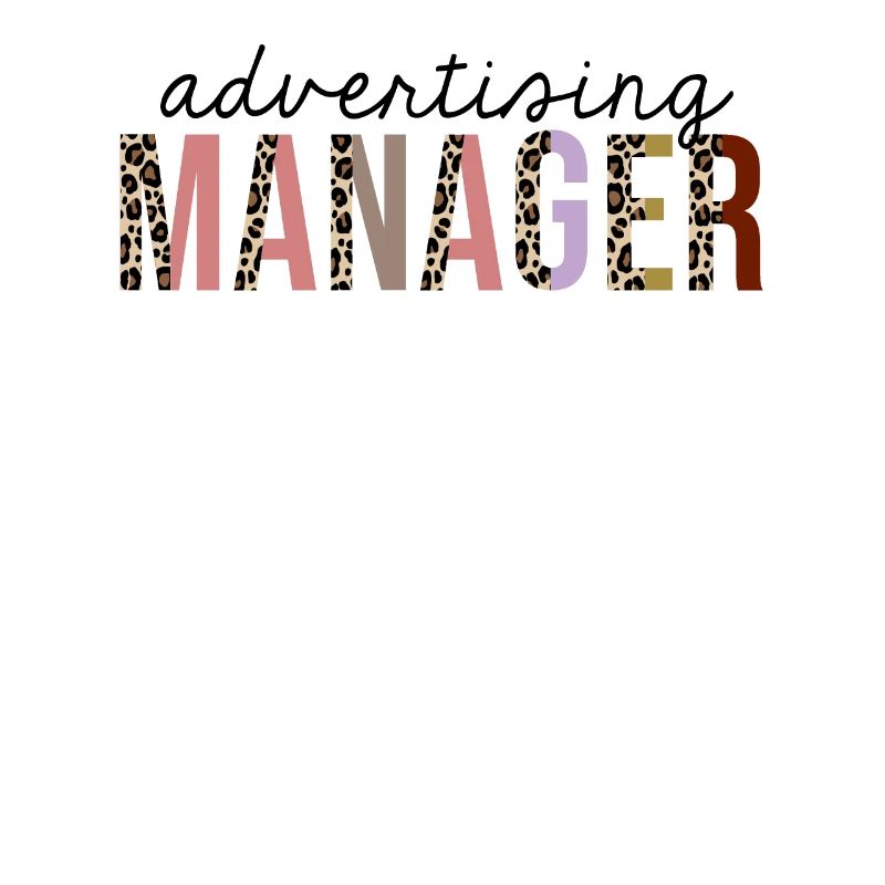 Werbemanager Leopard Print Lustig