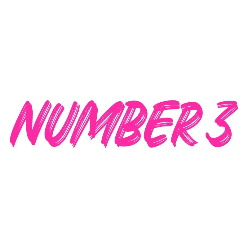 Number 3 - drei - dritter - dritte - 3 - Nummer 3