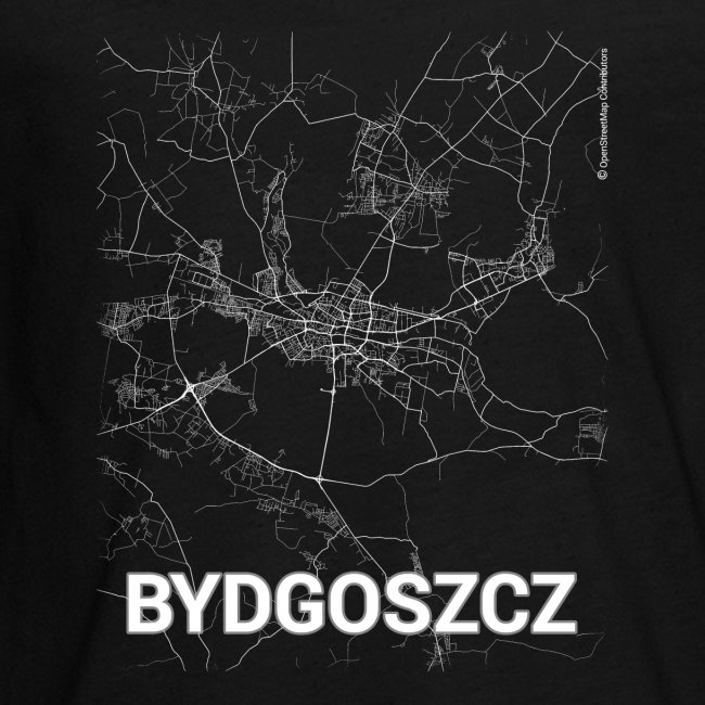Bydgoszcz city map and streets