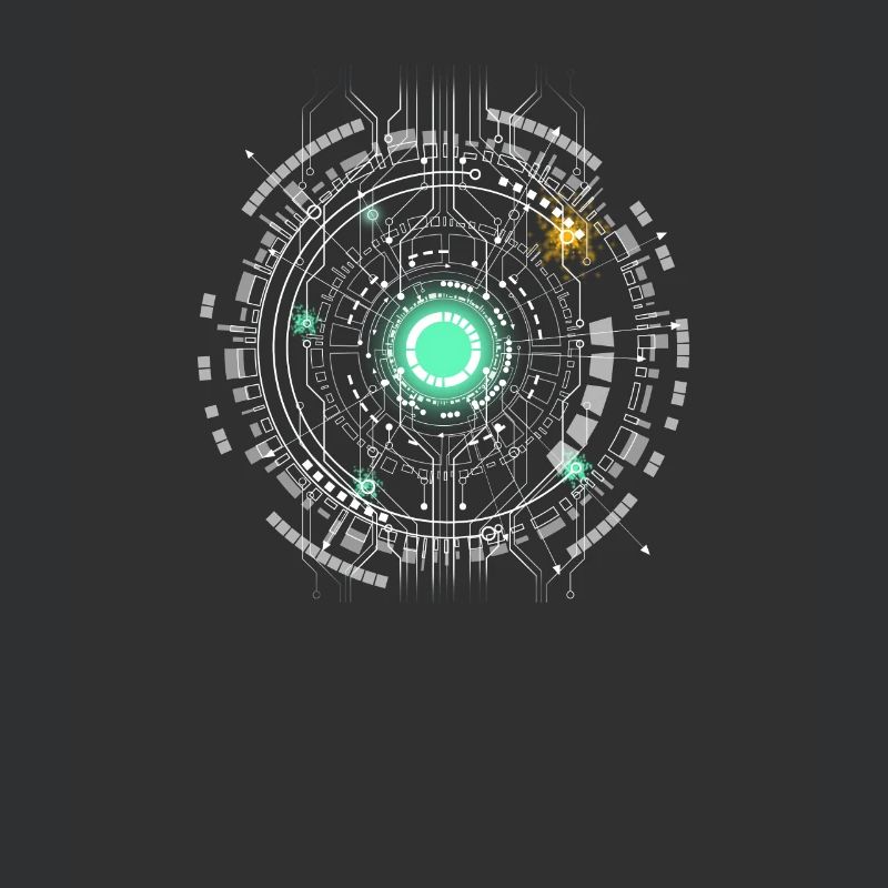 nerd CPU core computer code pc platine raumschiff