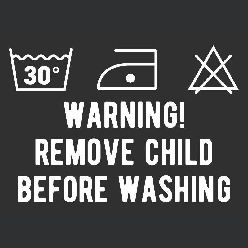 Instruction de lavage drôle