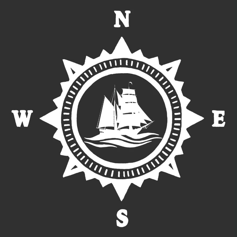Das weiße Boot und der Kompass