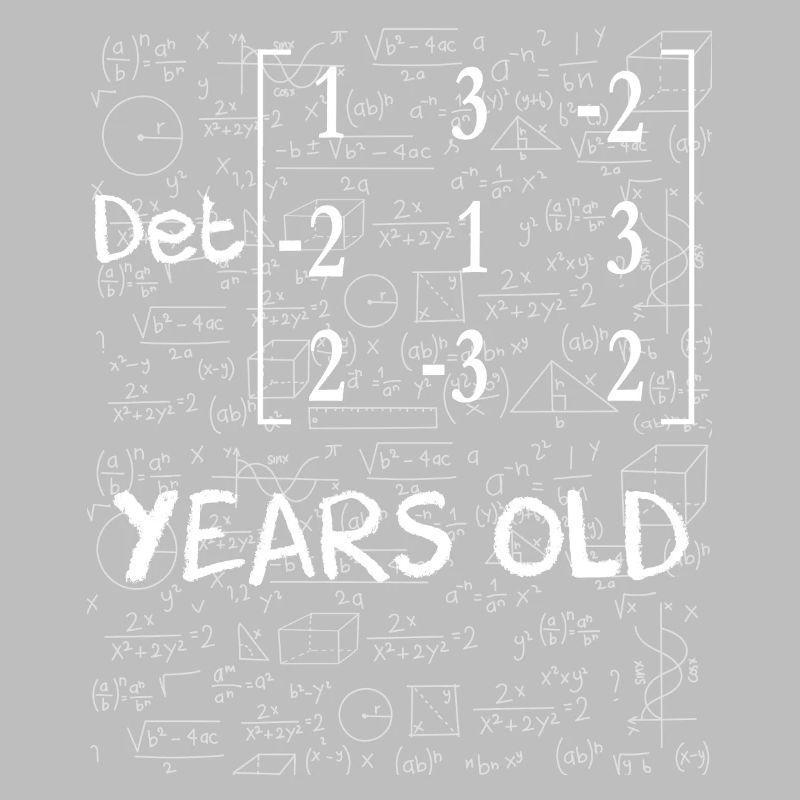 33rd birthday 33 years matrix determinant