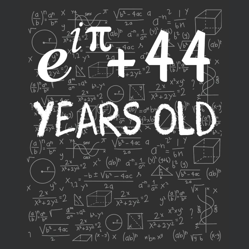 43rd Birthday 43 Years Euler Identity Math Gift