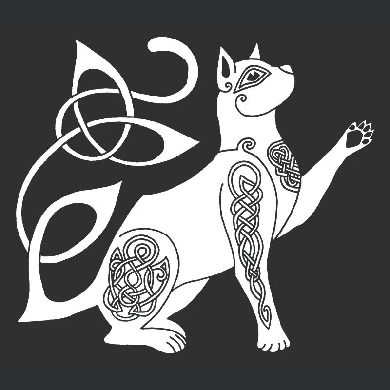 Chat blanc celte