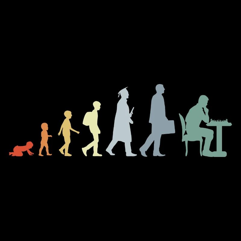 Évolution des échecs vintage