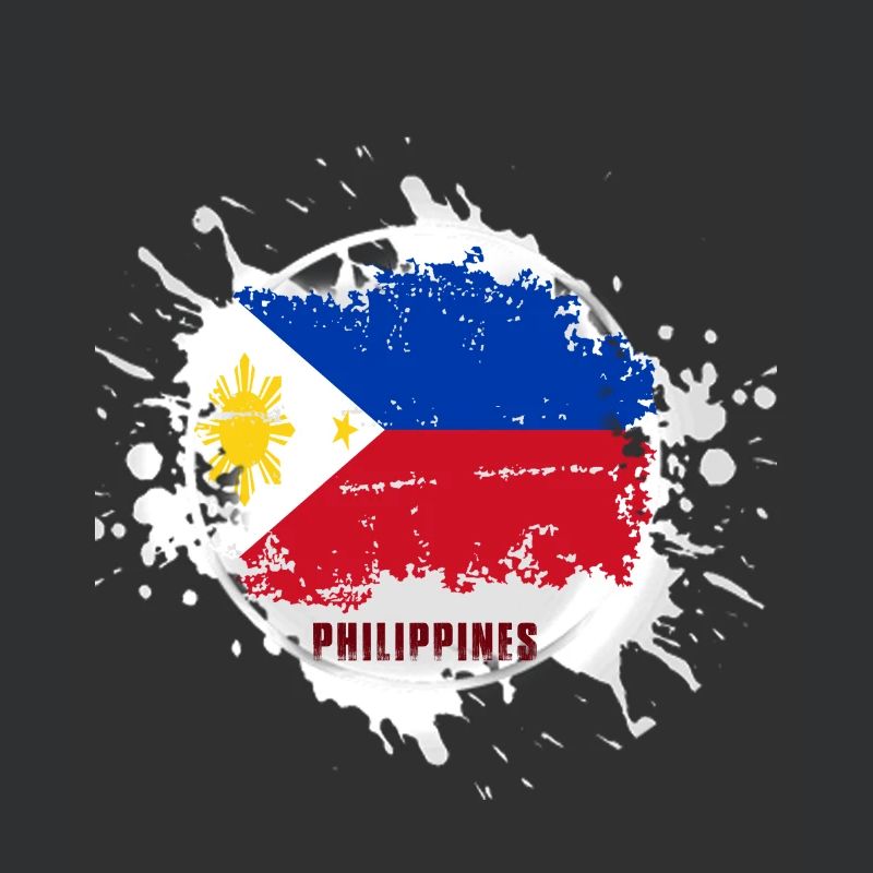 Drapeau des Philippines avec blob