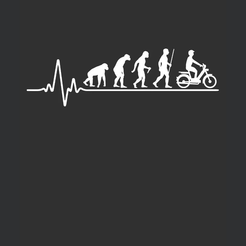 Evolution Mofafahrer Herzschlag Mofa Steyr Moped