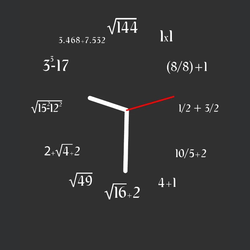 Meme Funny Mathematics Mathematician Math Clock