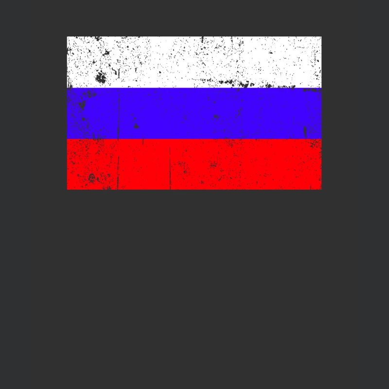 Drapeau de la Russie Vintage