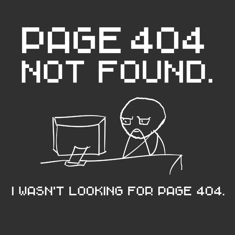Error 404. Page not found. IT fun