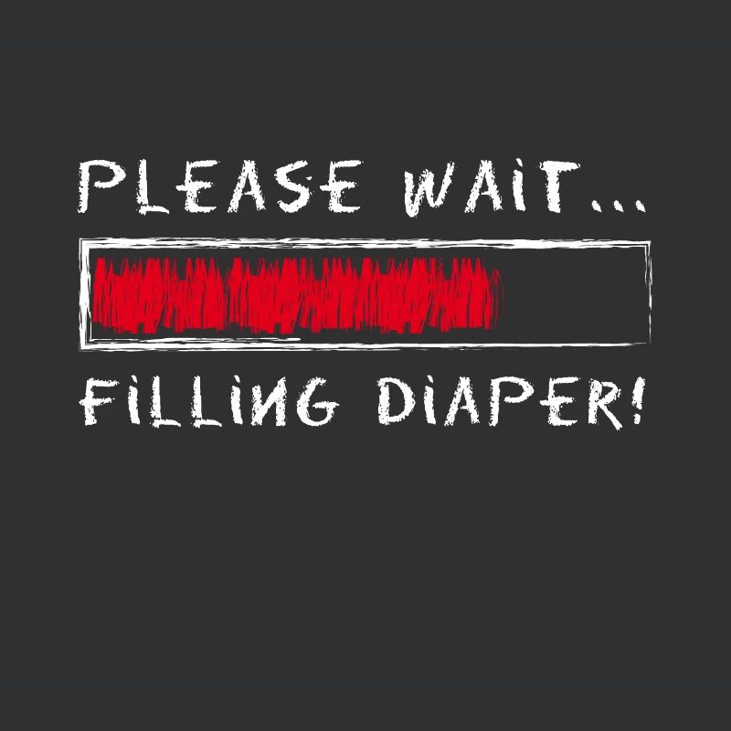 Please Wait Filling Diaper Loading