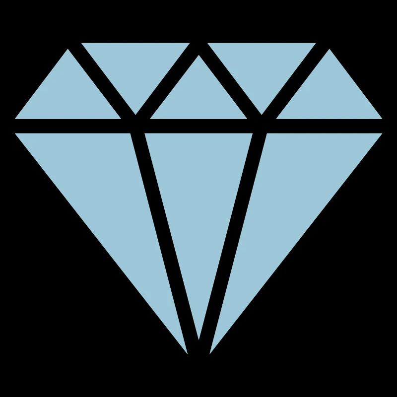 Diamond symbol, triangle, cubic, abstract, ever