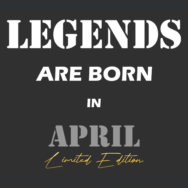 April Legends Geschenk white